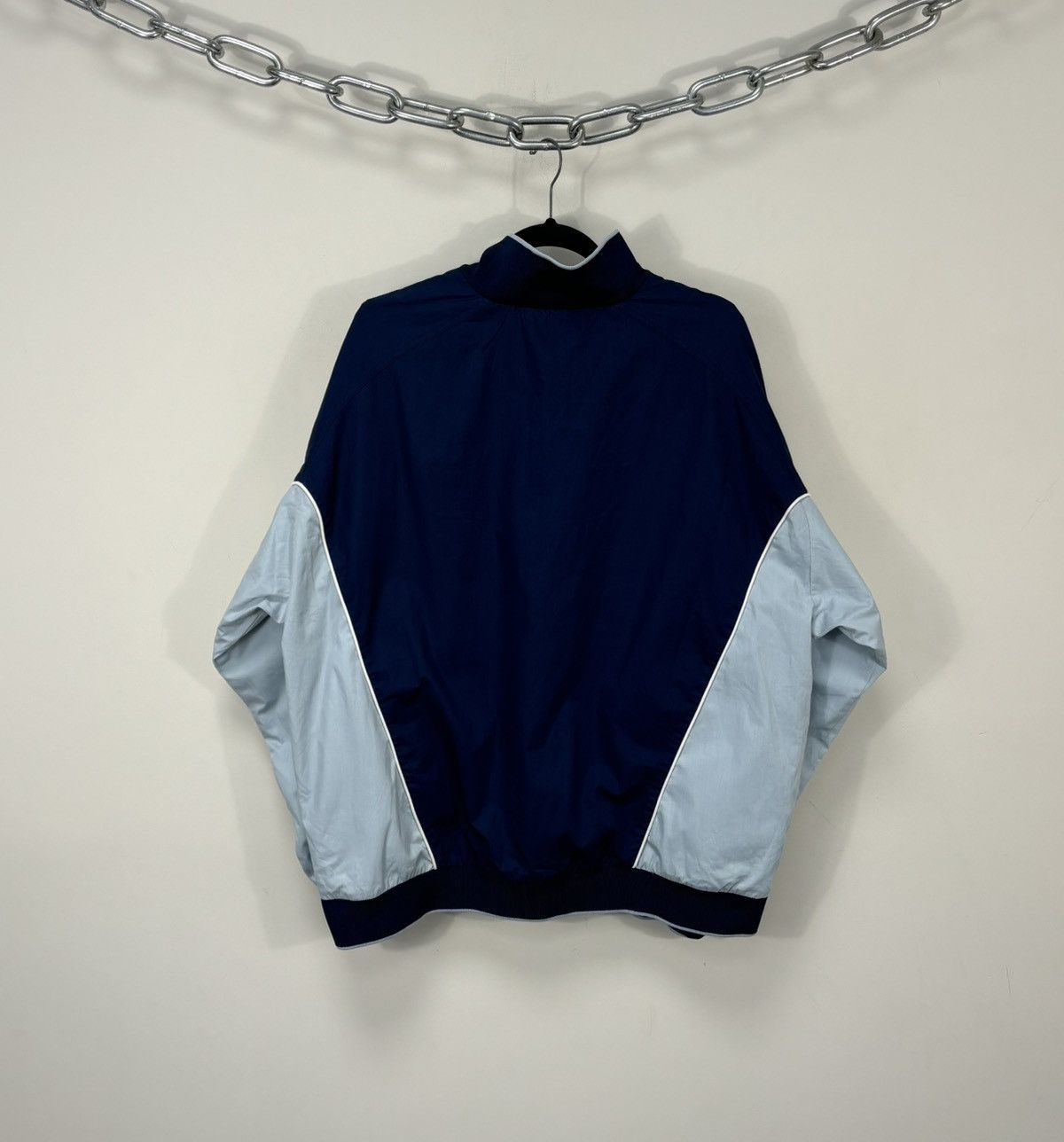 Nike Vintage Nike Y2K Retro Hip Hop Hype Navy Blue Track Jacket Size US XL / EU 56 / 4 - 3 Thumbnail