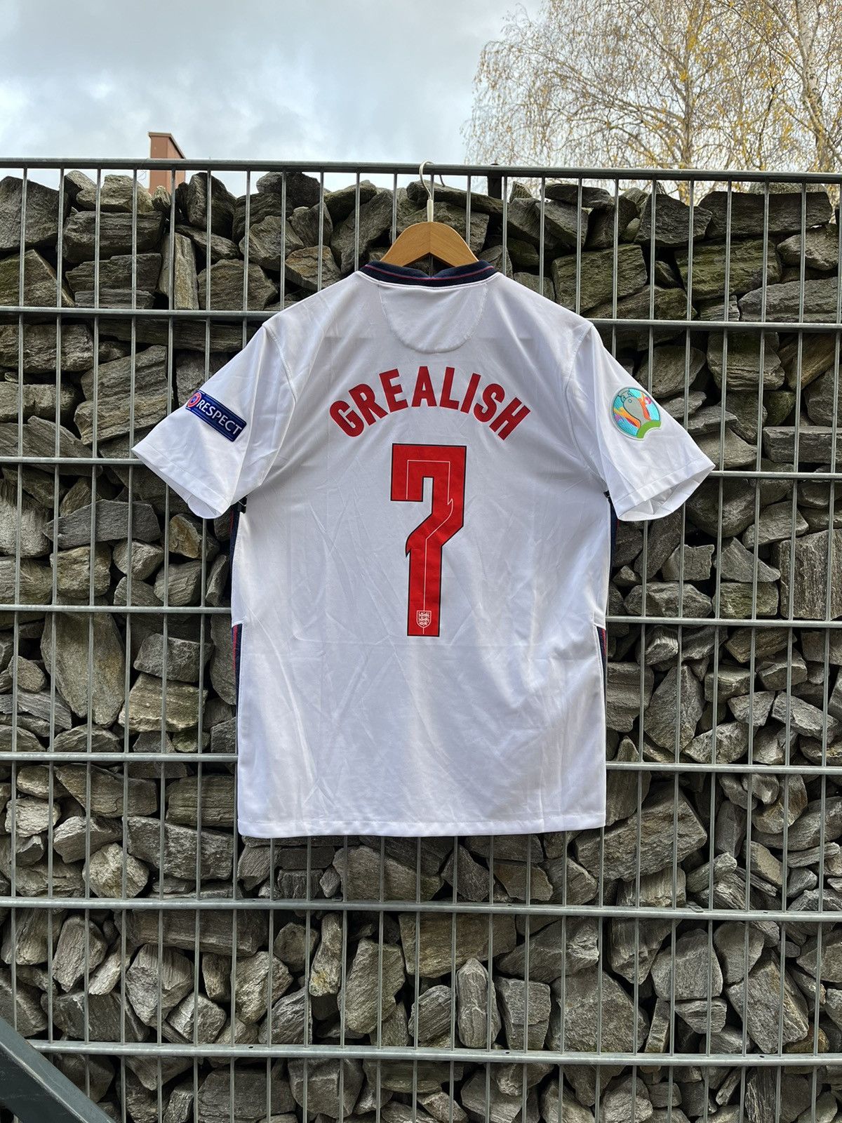 FIFA WORLD CUP X NIKE ENGLAND GREALISH 2020-2021 NIKE EURO HOME SHIRT