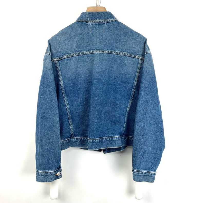 Balenciaga Balenciaga size 36 Blue crinkled denim jacket Size S / US 4 / IT 40 - 2 Thumbnail
