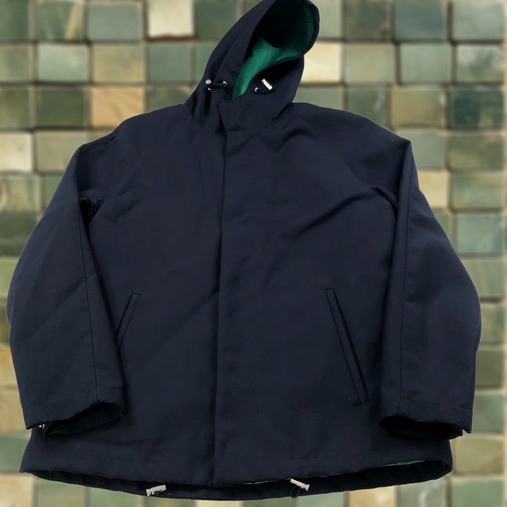 Zara Zara Jacket Quilted Hooded Full Zip Shell Button Blue Green M Men Size US M / EU 48-50 / 2 - 1 Thumbnail