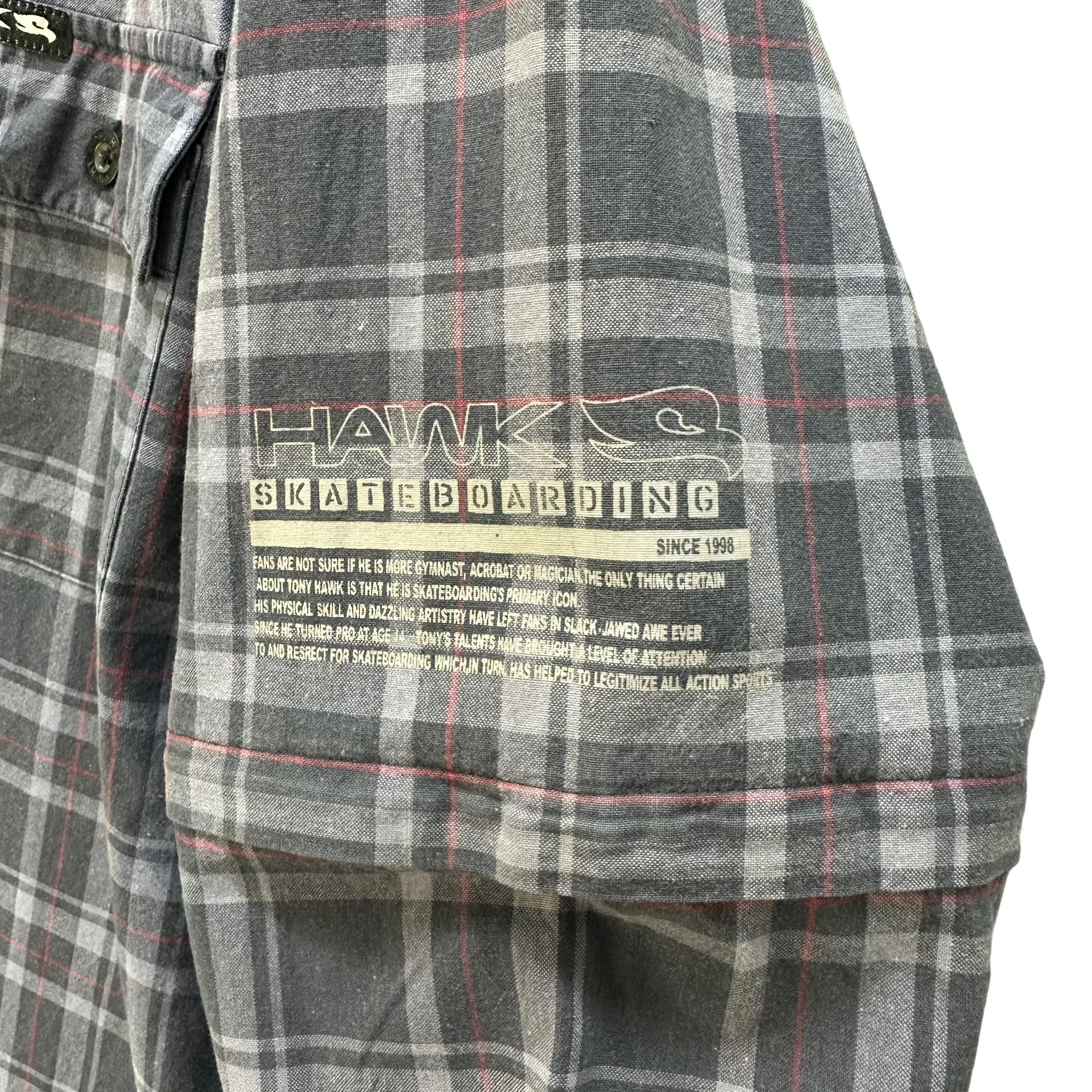 Tony Hawk TONY HAWK SKATE BOARDING CHECKED BUTTON UP SHIRT #8054-198 Size US L / EU 52-54 / 3 - 7 Thumbnail