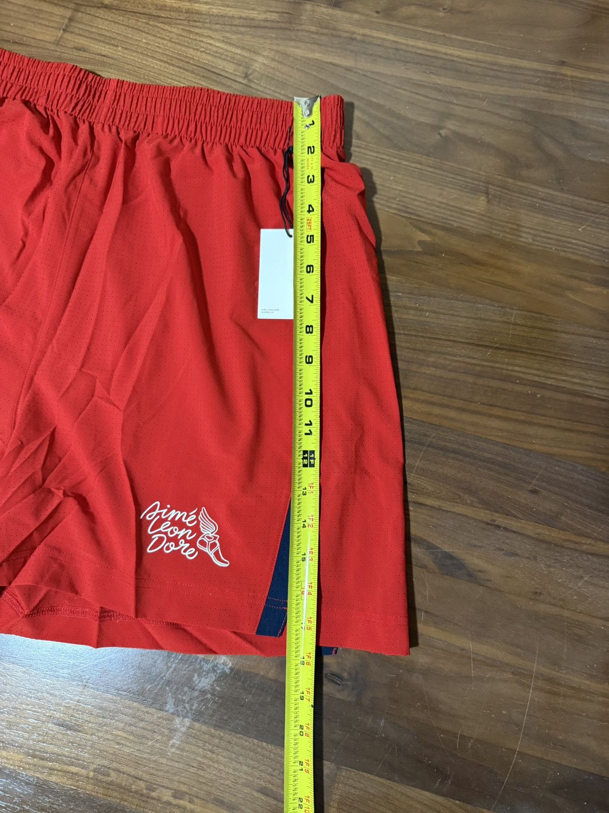 Aime Leon Dore Aime Leon Dore ALD Wingfoot Running Short Cherry Red Large Size US 34 / EU 50 - 8 Thumbnail