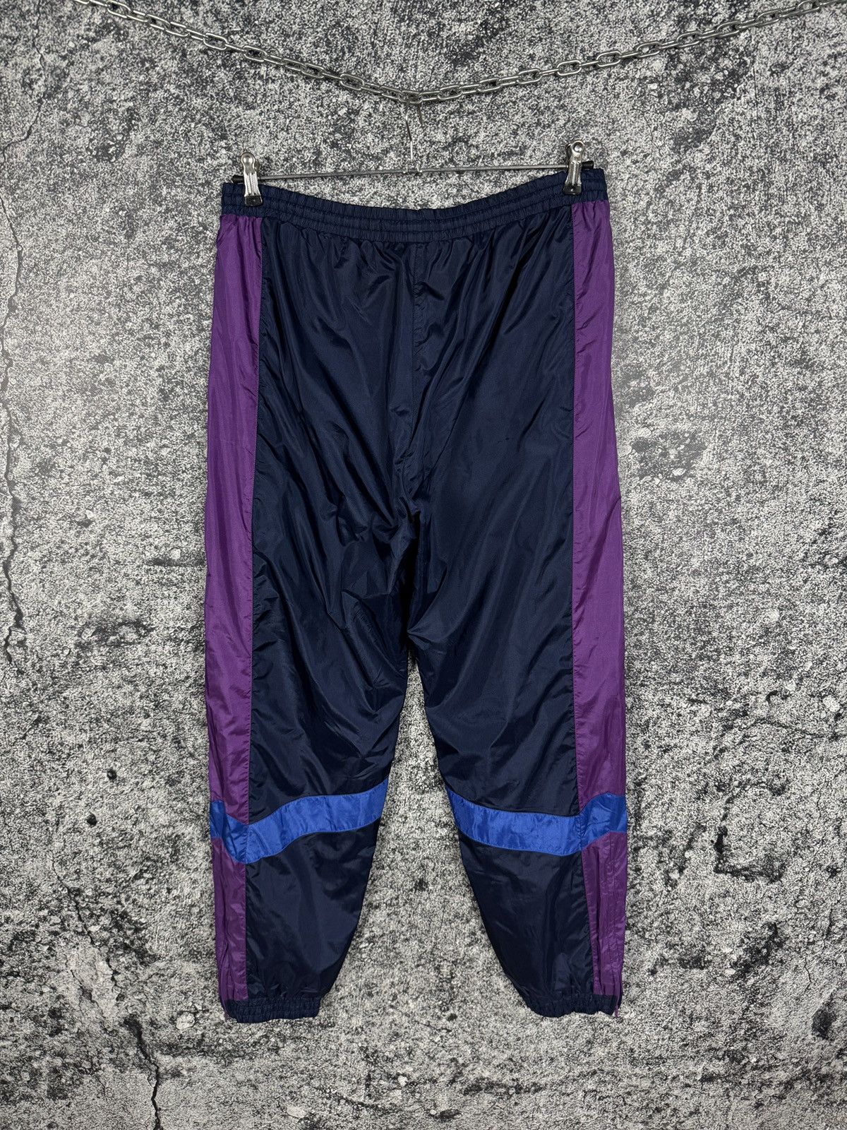 Adidas Adidas Nylon Track Pants Vintage 90s Style Zip Cuffs Size L Size US 34 / EU 50 - 12 Thumbnail