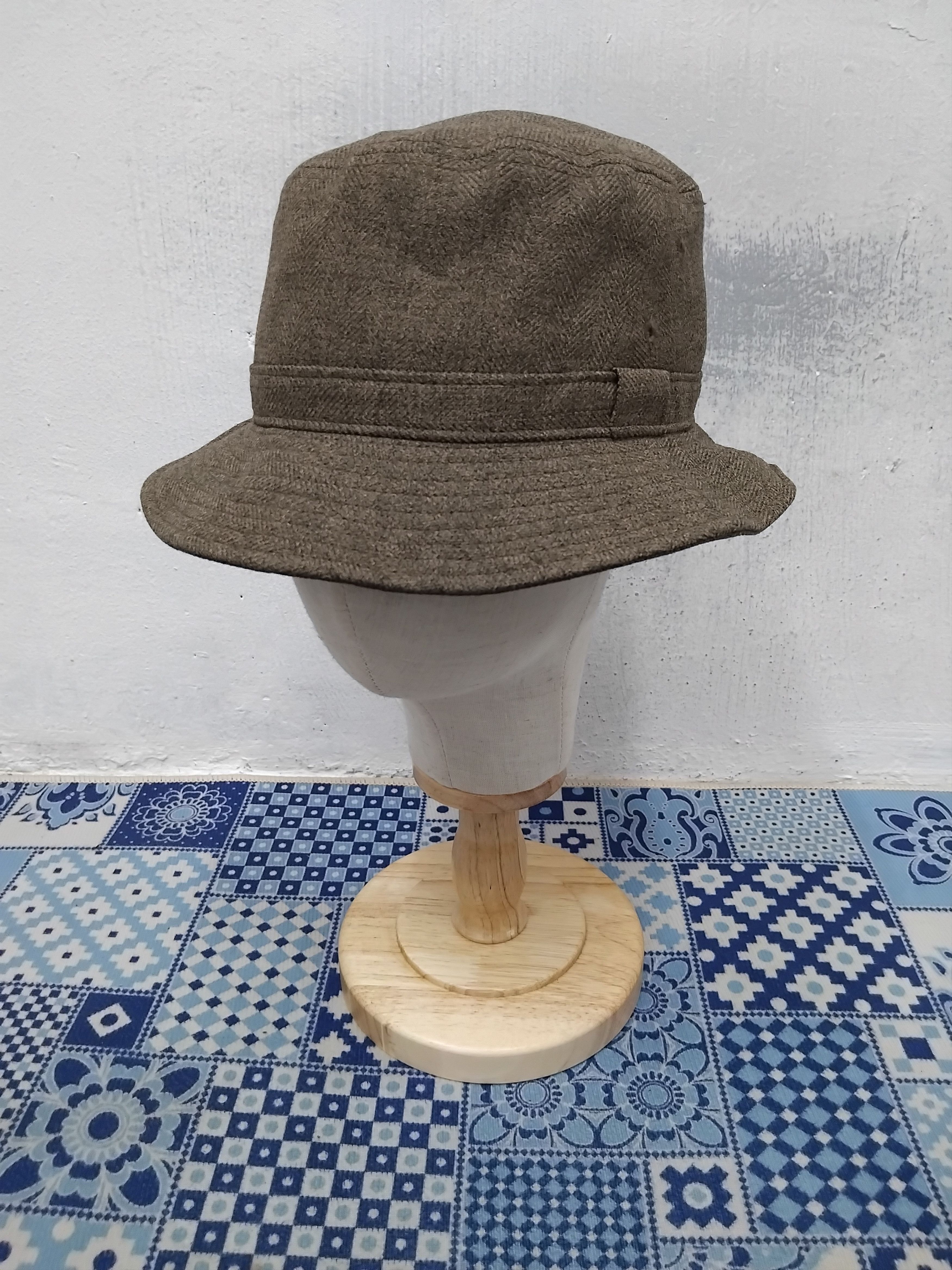 Japanese Brand Clothing brown Japanese hat Size 38 - 4 Thumbnail