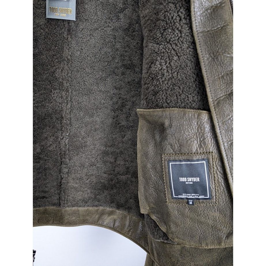 Todd Snyder o1rshd1 Leather Jacket in Gray Size US M / EU 48-50 / 2 - 12 Thumbnail