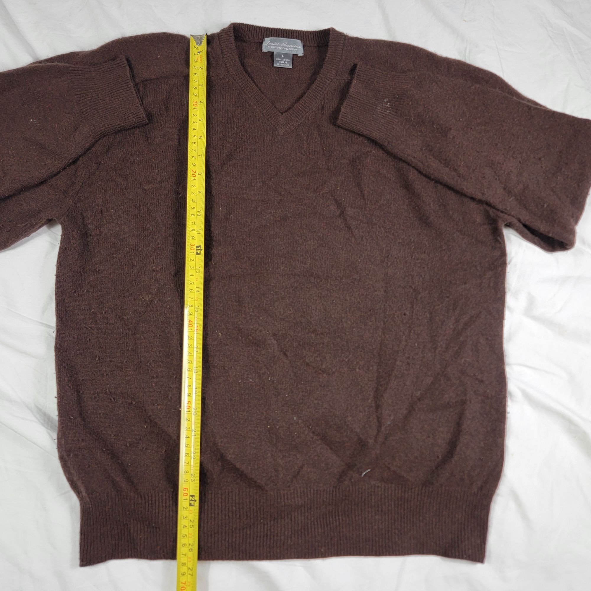 Daniel Cremieux Daniel Cremieux Mens Large Signature Collection Brown Cashme Size US L / EU 52-54 / 3 - 7 Thumbnail