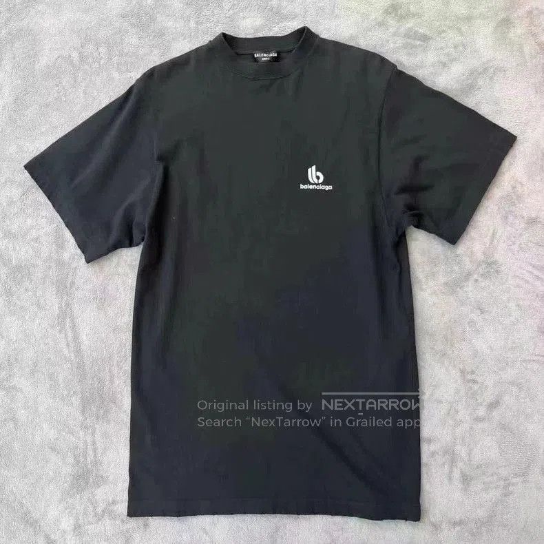 Balenciaga Balenciaga Logo Short Sleeve T-shirt. Size US L / EU 52-54 / 3 - 1 Thumbnail