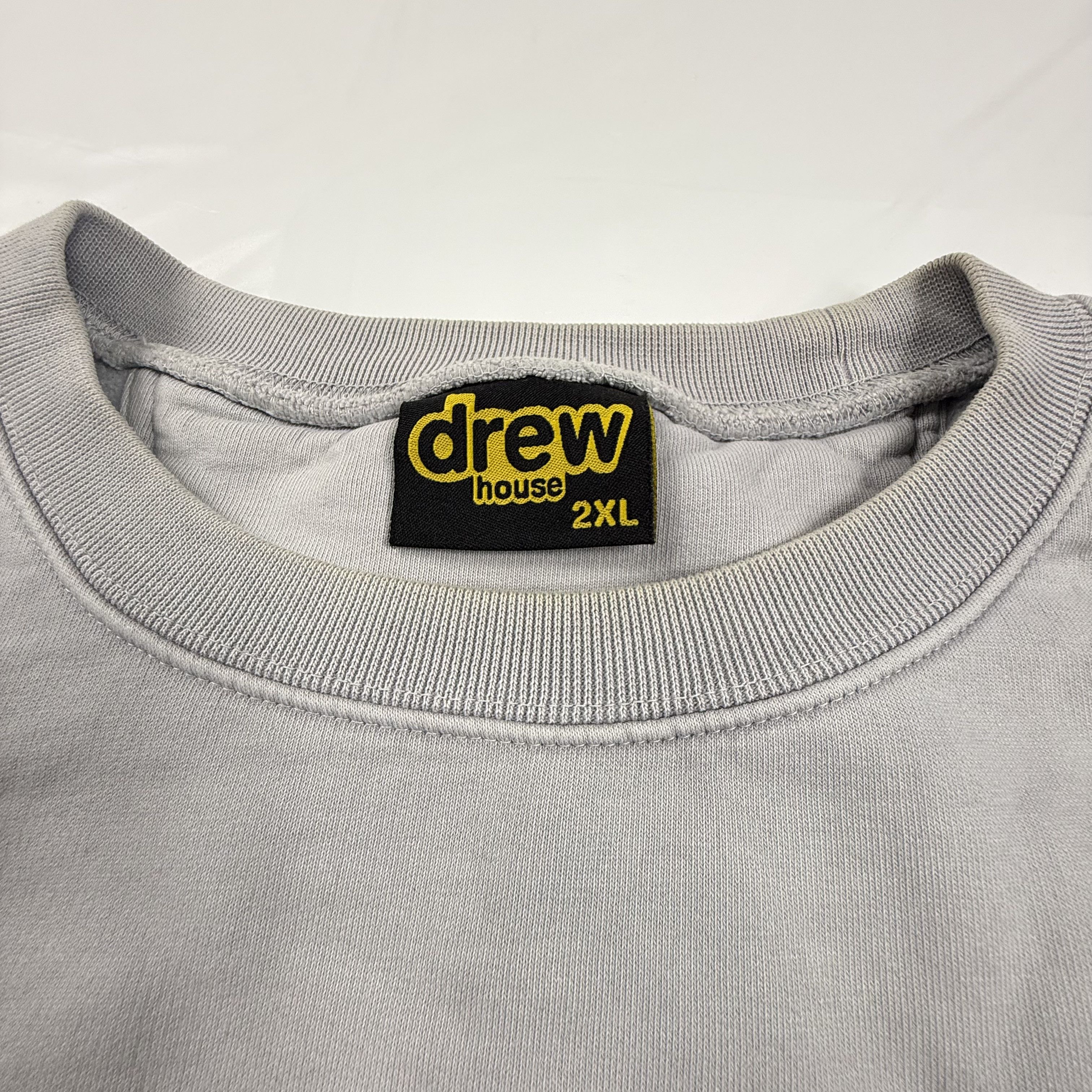 Drew House Drew House Sketch Mascot Crewneck Sweatshirt Grey 2XL Size US XL / EU 56 / 4 - 5 Thumbnail