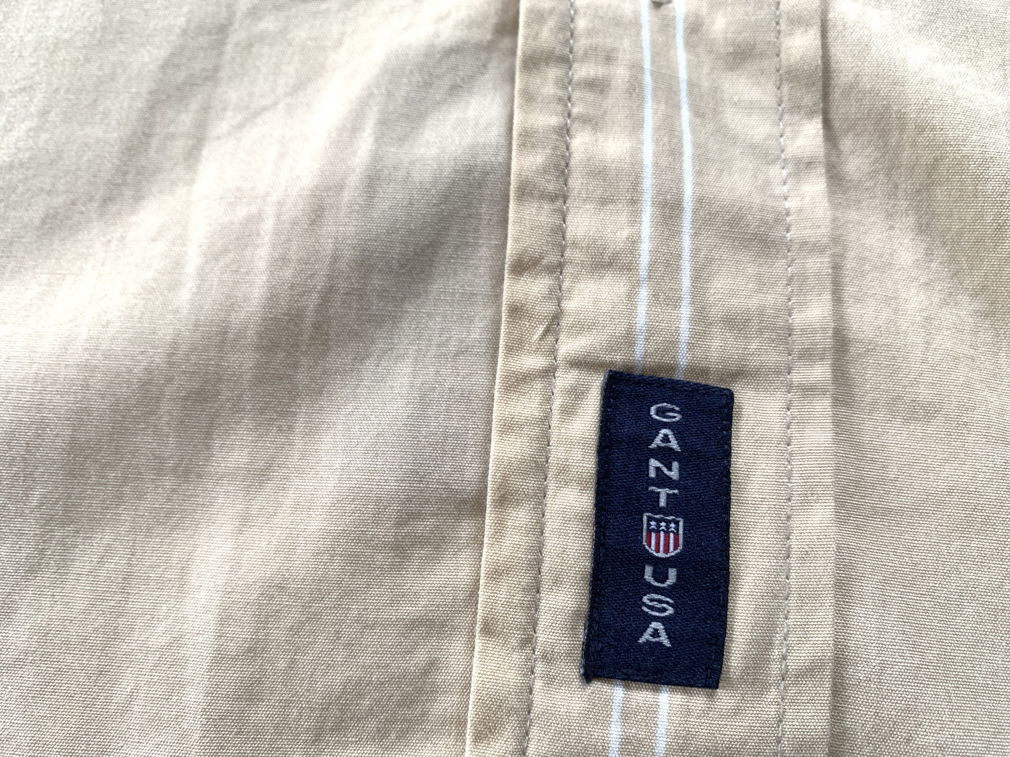 Gant Gant Adventure Print Beige Short Sleeve Pocket Shirt Size US L / EU 52-54 / 3 - 6 Thumbnail