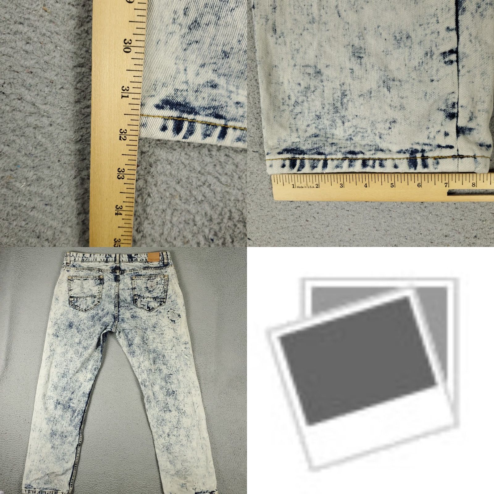 Jordan Craig Jordan Craig Jeans Mens 42x32 Denim Straight Fit 5-Pocket American Classic Casual Blue Size US 42 / EU 58 - 8 Thumbnail