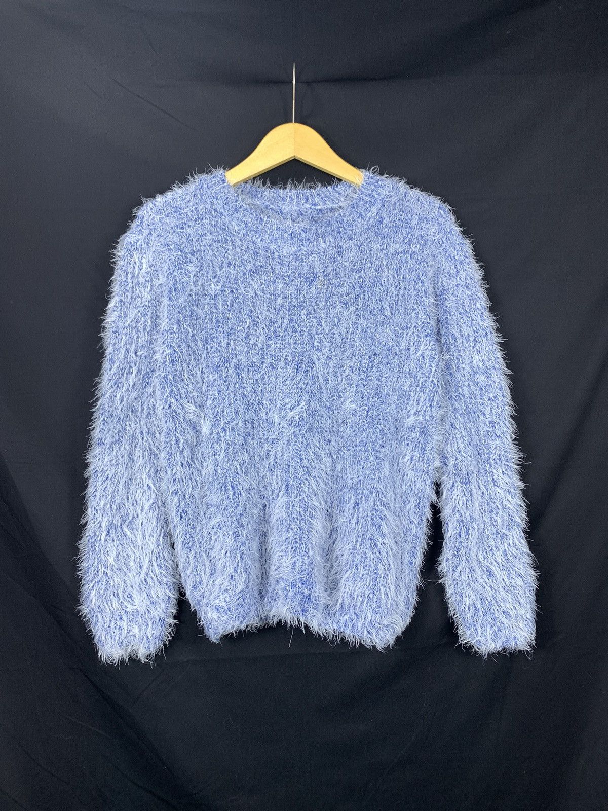 Hysteric Glamour × If Six Was Nine × Japanese Brand Y2k Undefined fuzzy mohair blue sweater Size US M / EU 48-50 / 2 - 1 Thumbnail