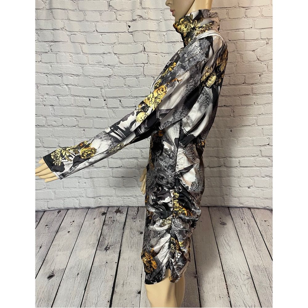 Guess NWT New $208 Marciano Aurora Printed Golden Rose Long Sleev Size M / US 6-8 / IT 42-44 - 4 Thumbnail