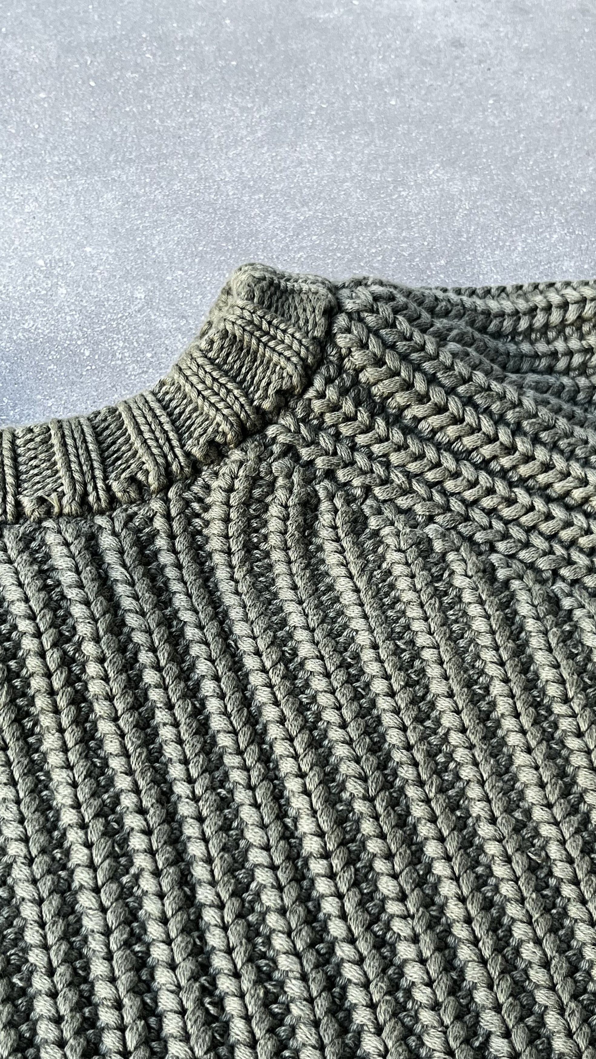 Other Velour Garments 3 Gauge 'Olive' Knit Size US M / EU 48-50 / 2 - 6 Thumbnail