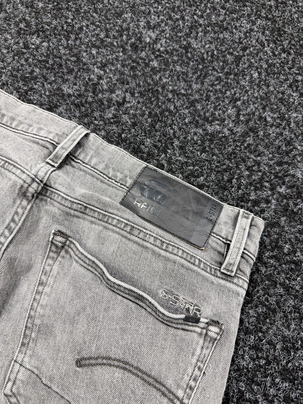 G-Star Y2K G-Star RAW 3301 Slim Faded Grey Denim Jeans W32 L32 Size US 32 / EU 48 - 16 Thumbnail