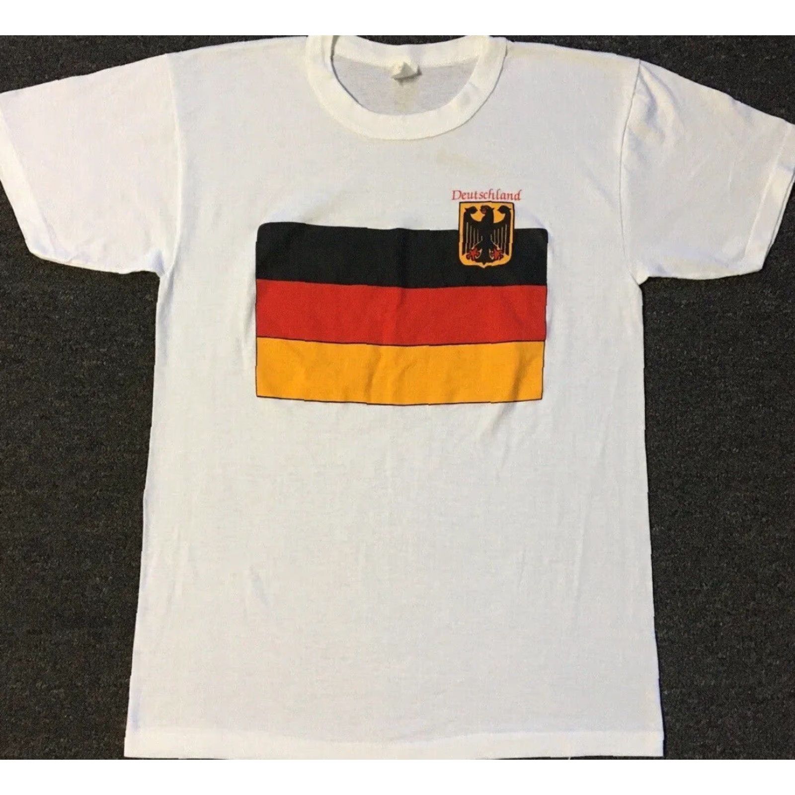Vintage VINTAGE Germany Flag Faded Shirt S USA Europe College Army School PE Grunge 90s Nike Shirt Size US S / EU 44-46 / 1 - 2 Thumbnail
