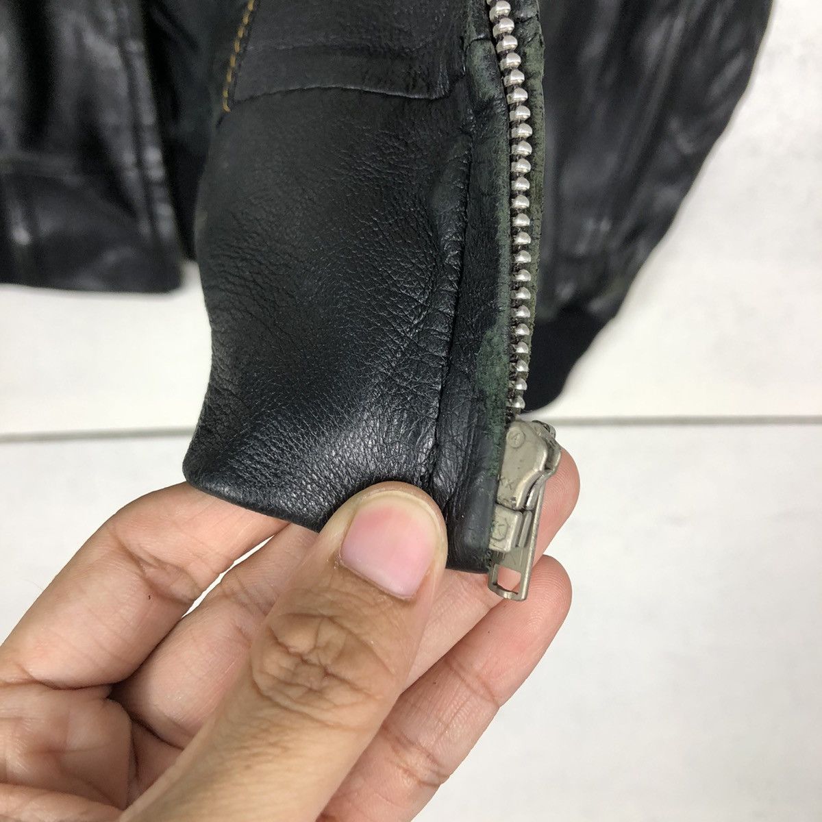 Japanese Brand 🔥Vintage Bomber Biker Leather Jacket Japan Issey Miyake Size US L / EU 52-54 / 3 - 17 Thumbnail