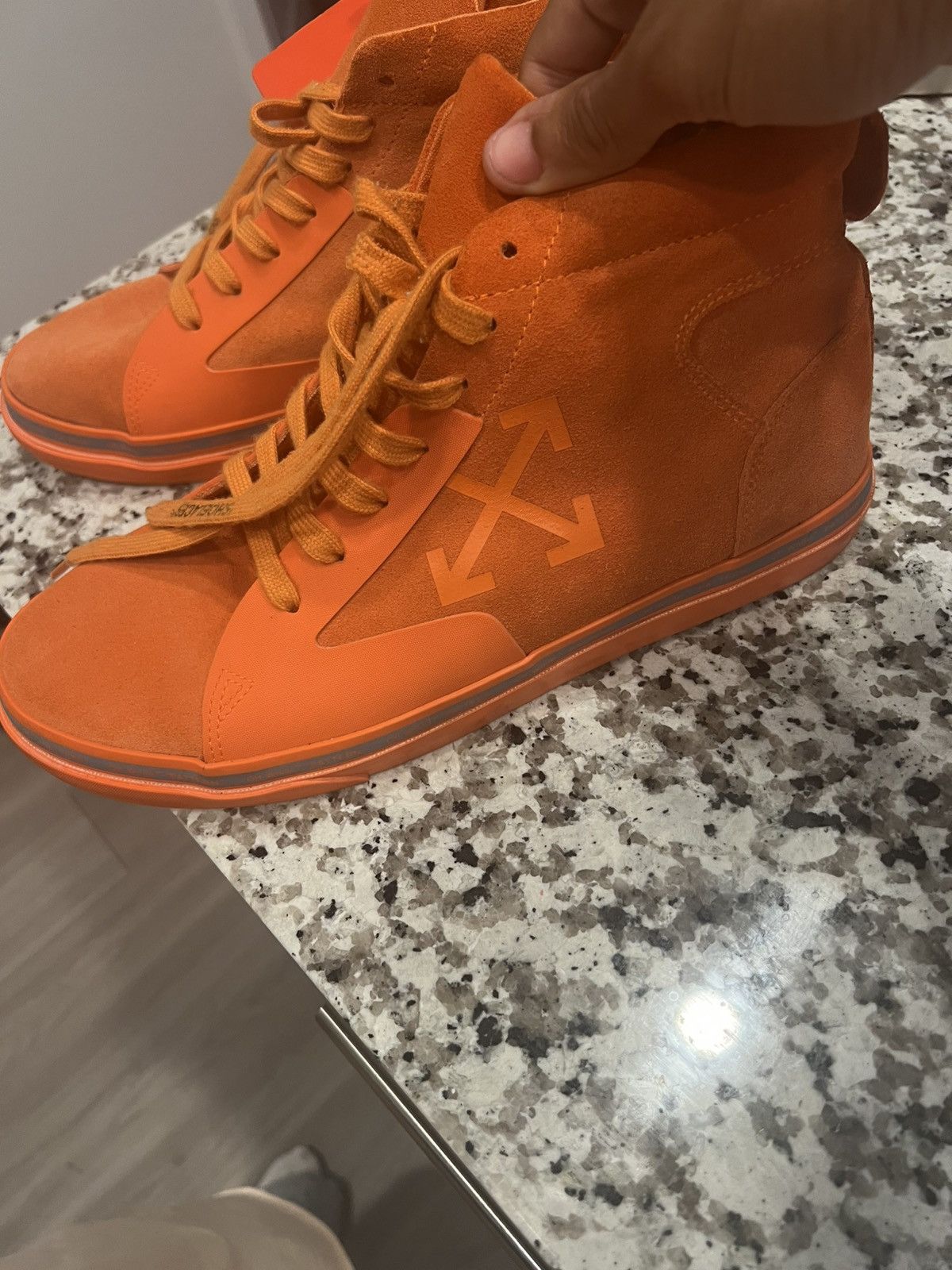 Off-White Off-White Suede VULC MID SKATE Sneakers men Size US 10.5 / EU 43-44 - 3 Thumbnail