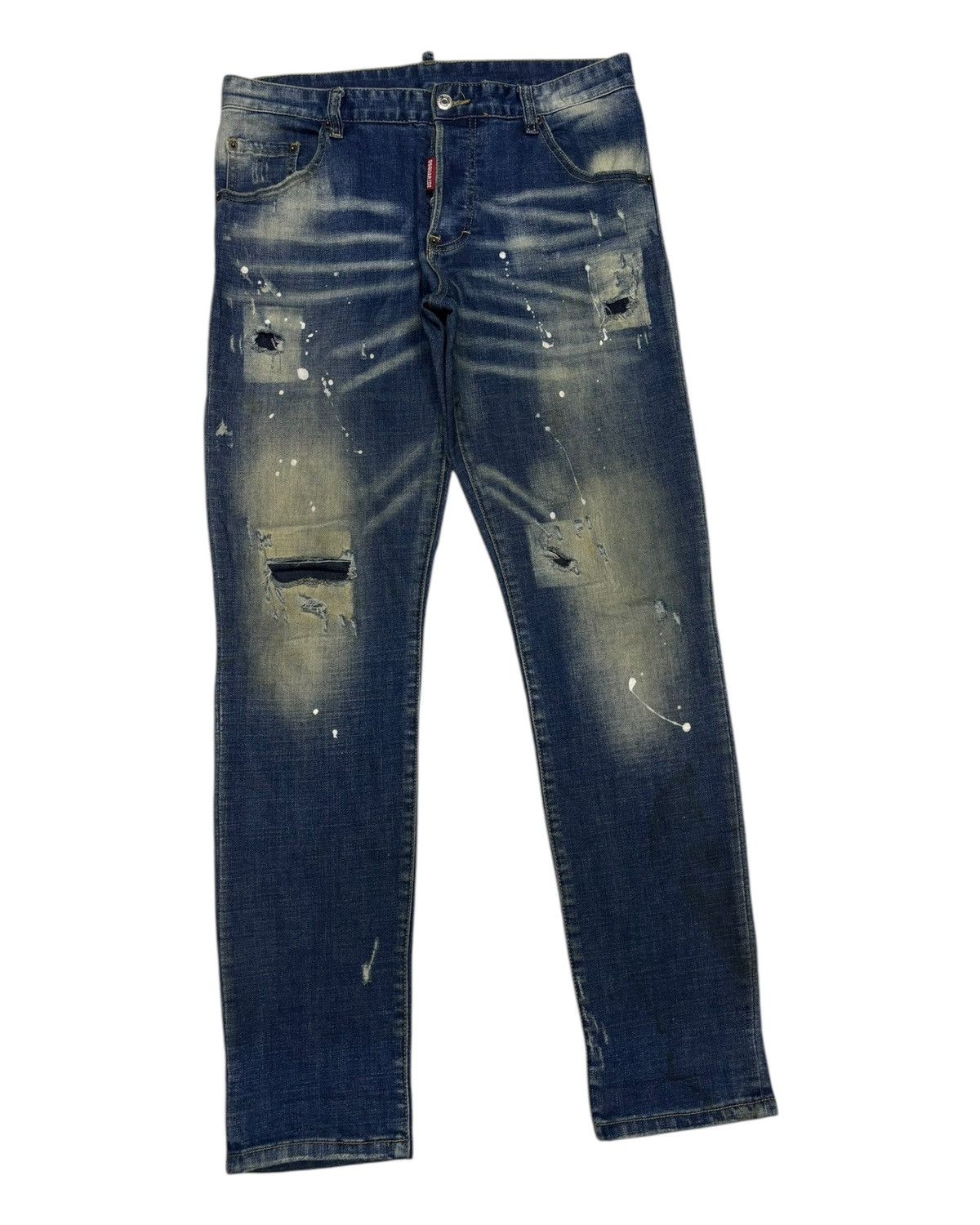 Dsquared2 🔥DSQUARED2 Italy Painter Distressed Denim Jeans Size US 34 / EU 50 - 5 Thumbnail