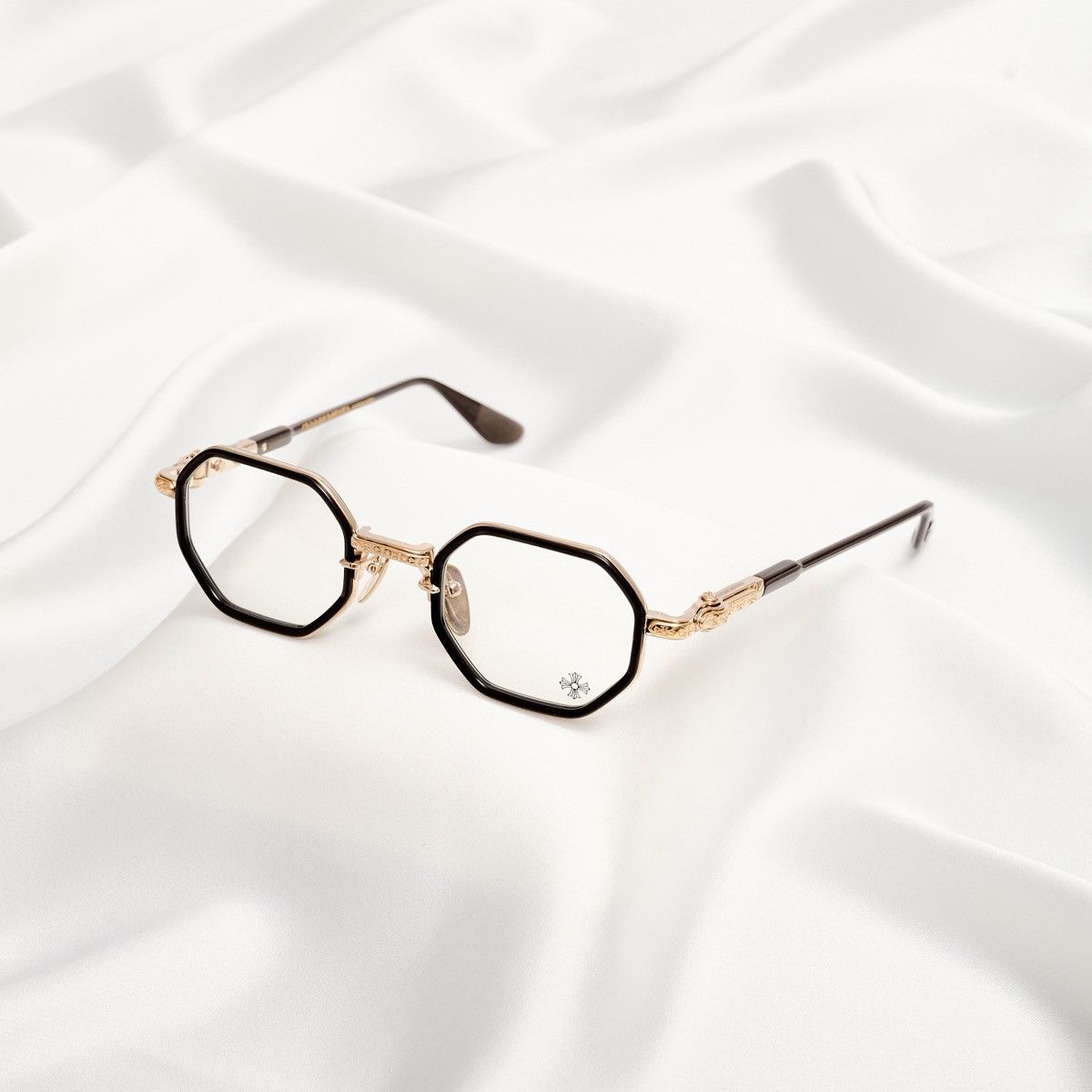Chrome Hearts CHROME HEARTS TATTERS CLASSIC BROWN - GOLD PLATED GLASSES Size ONE SIZE - 1 Thumbnail