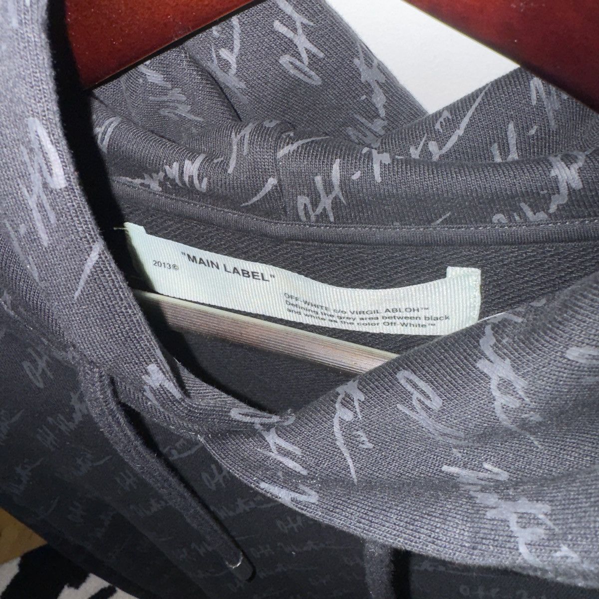Off-White Off-White Logo-Print Hoodie Size US M / EU 48-50 / 2 - 18 Thumbnail