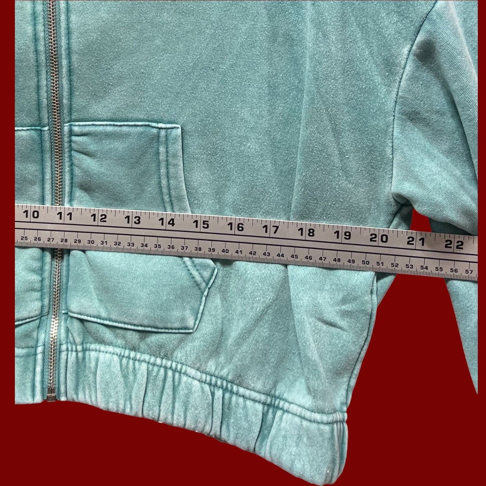 rue21 Rue 21 - Women's Long Sleeve Hooded Sweatshirt - Green - Ext Size XL / US 12-14 / IT 48-50 - 3 Thumbnail
