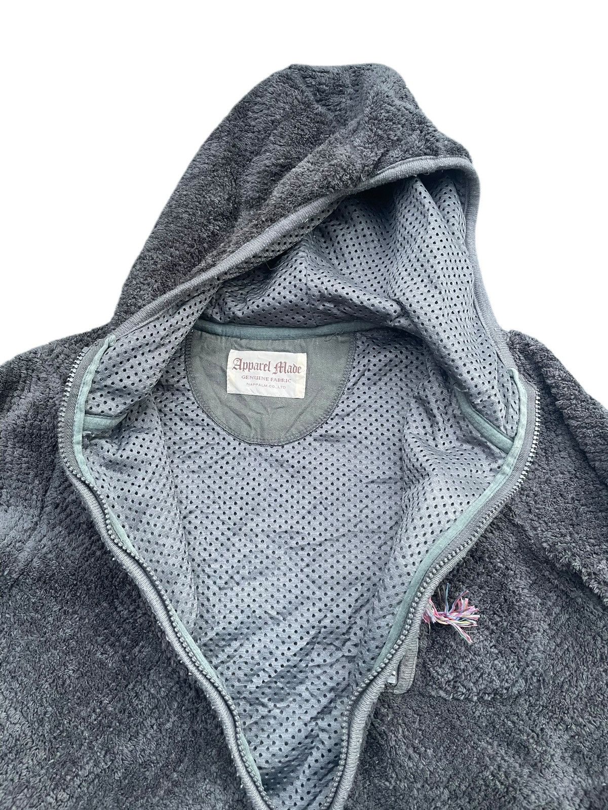 Japanese Brand Nappalm Sherpa Zipper Hoodie Size US S / EU 44-46 / 1 - 6 Thumbnail