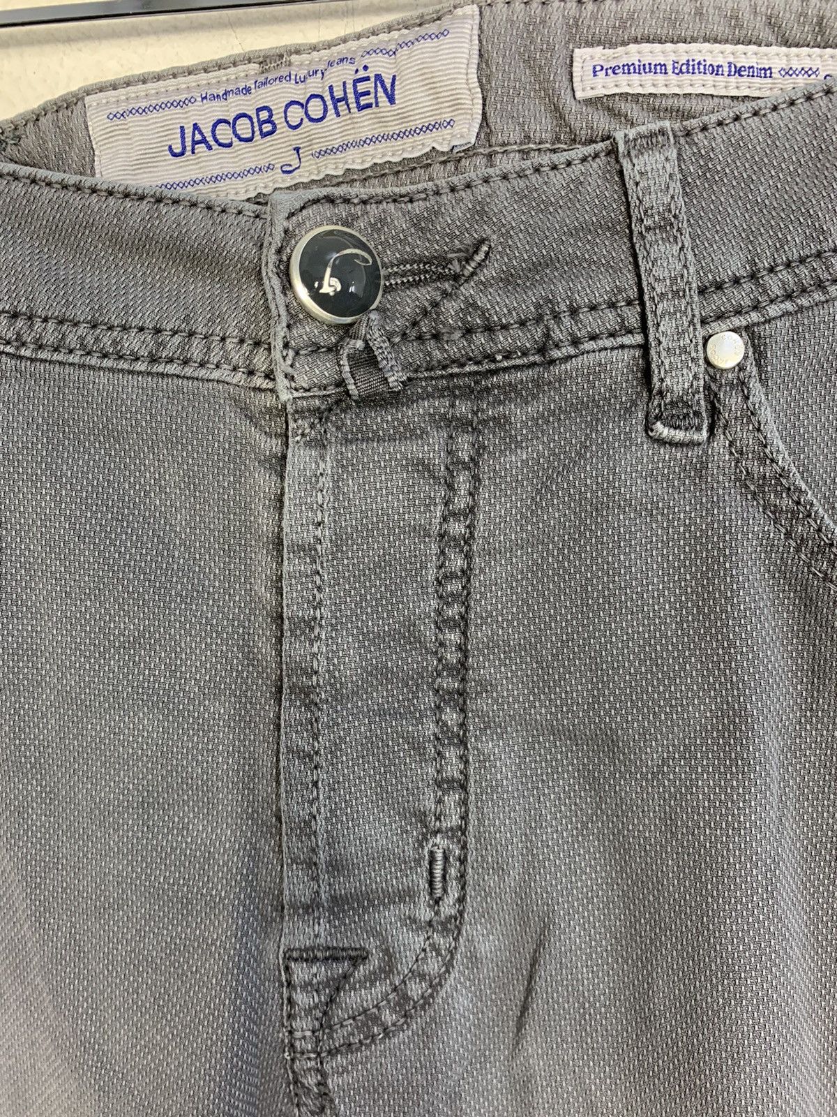 Jacob Cohen Jacob Cohen Italy Handmade Luxury Grey Jeans Straight Cut Size US 30 / EU 46 - 3 Thumbnail