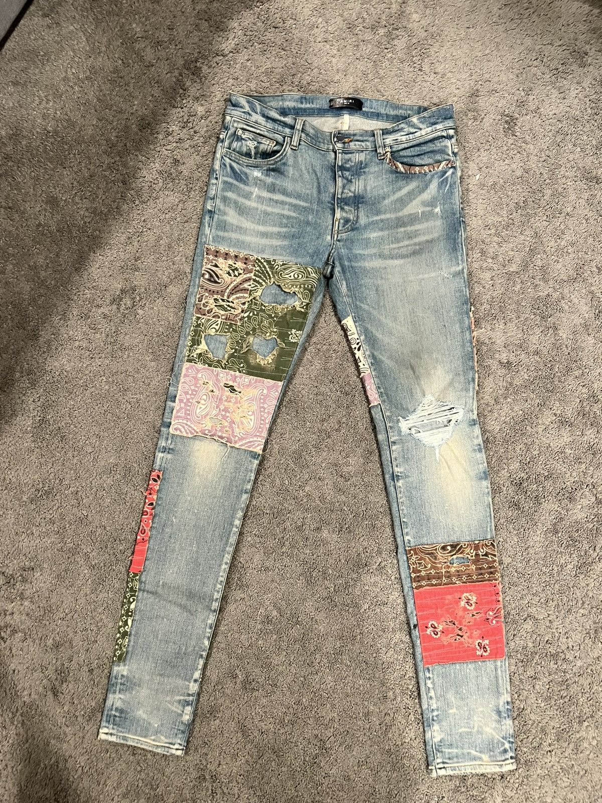Amiri Amiri Patch jeans Size US 32 / EU 48 - 1 Thumbnail