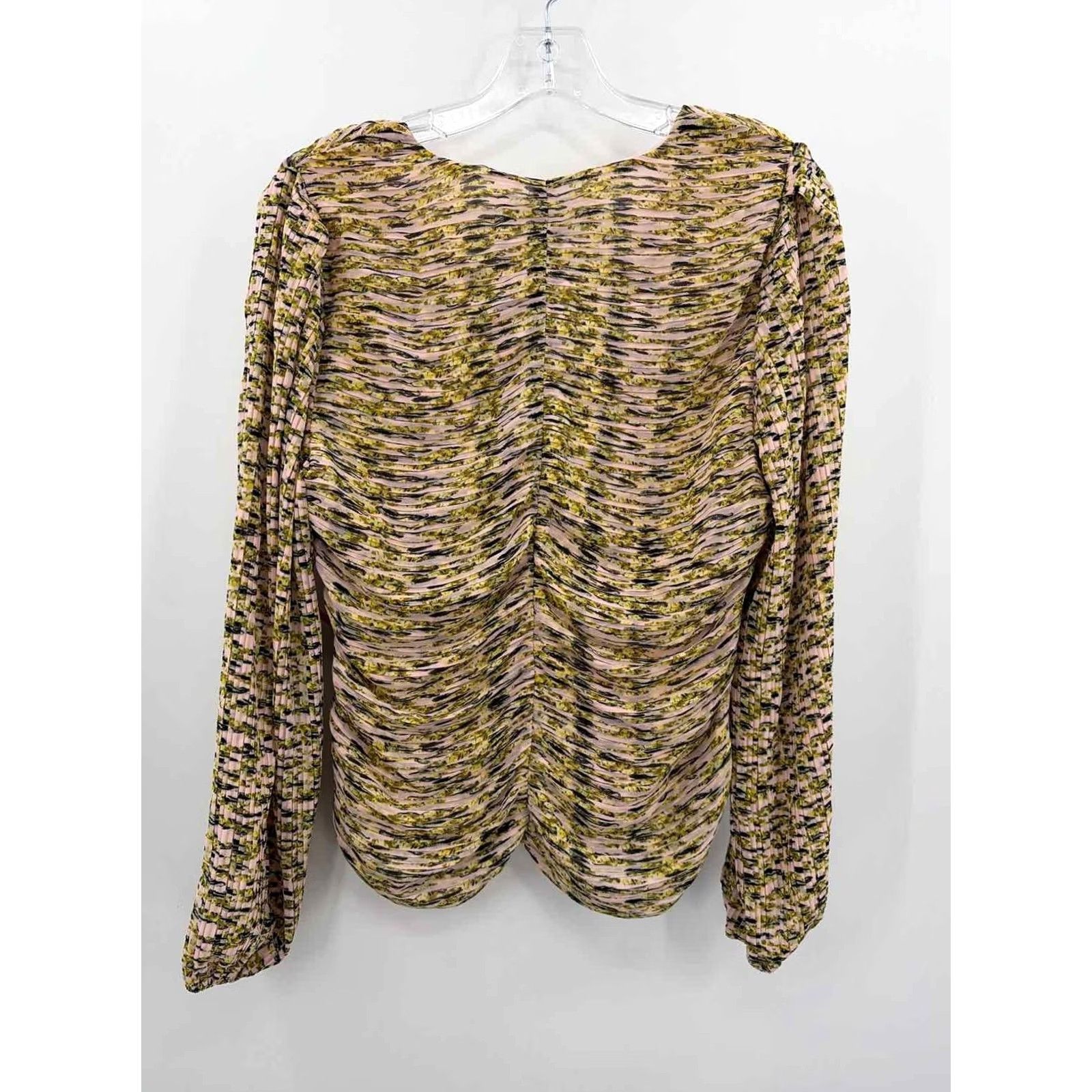 Pinko VINTAGE WHBM Pink Size 10 Long Sleeve Blouse Size L / US 10 / IT 46 - 2 Thumbnail