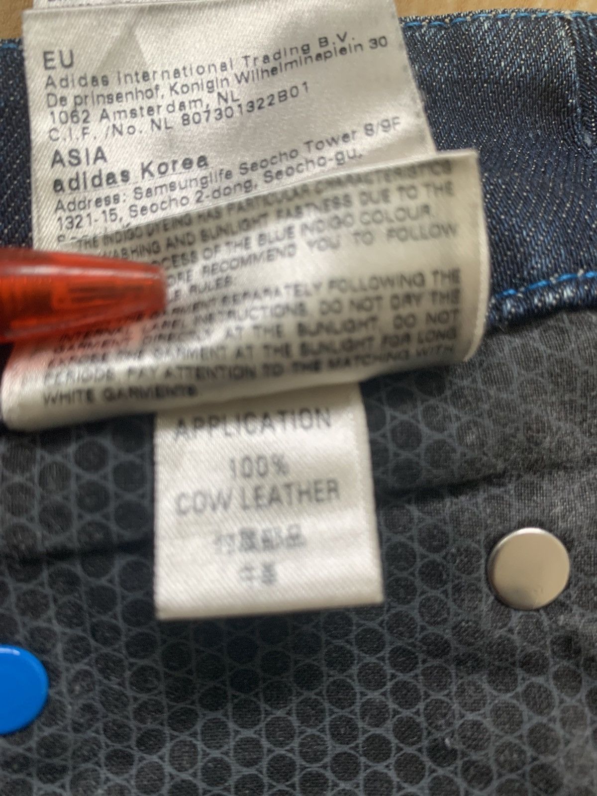 Adidas × Diesel Rare Diesel x Adidas ADI-LOUVELY Stretch Flare Jeans Pants Size US 27 - 21 Thumbnail