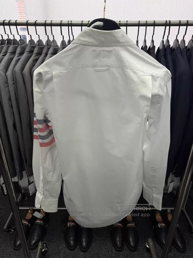 Thom Browne Thom Browne Four Stripe Shirt Size US M / EU 48-50 / 2 - 2 Thumbnail