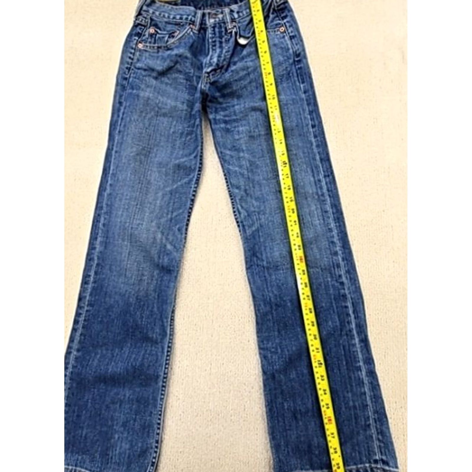 Vintage Levi Men’s Medium Wash 506 Straight Jeans 29x32 Stretch Size US 28 / EU 44 - 5 Thumbnail
