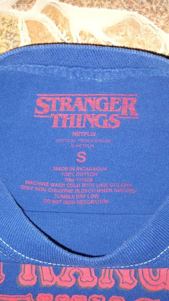 Other Stranger things movie tee size S big logo Size US S / EU 44-46 / 1 - 3 Thumbnail