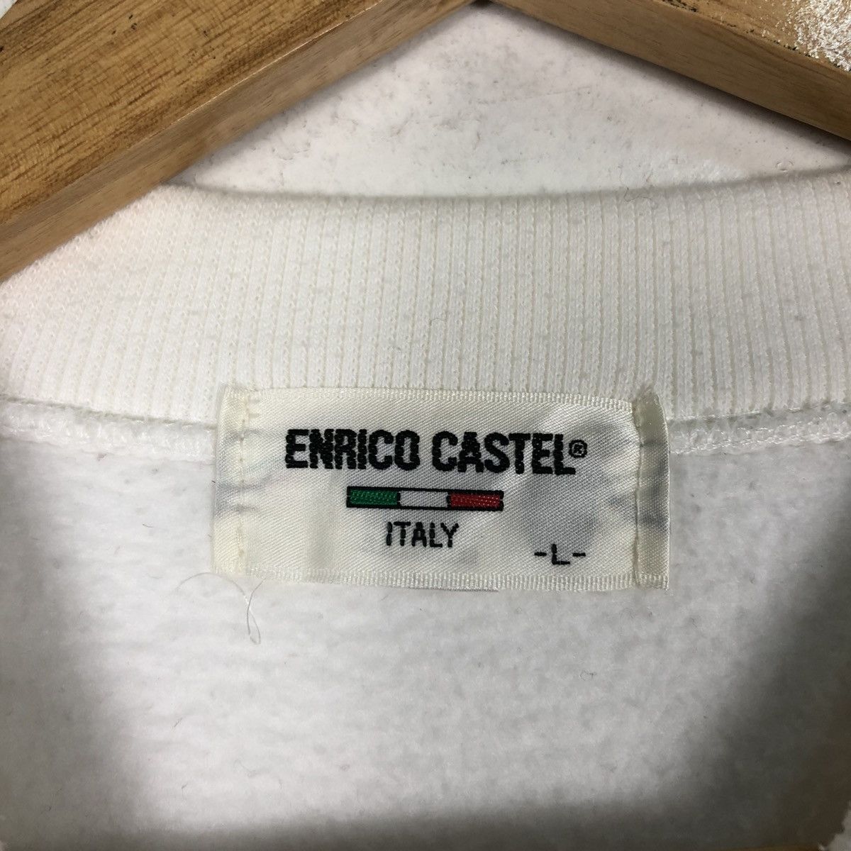 Vintage Enrico Castel Homme Vintage Italian Sweatshirt Medium Size US M / EU 48-50 / 2 - 11 Thumbnail