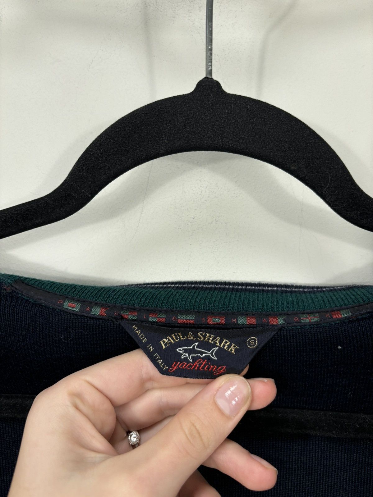 Paul & Shark Paul & Shark Navy Blue Wool Blend Pocket Cardigan Sweater Size US S / EU 44-46 / 1 - 11 Thumbnail