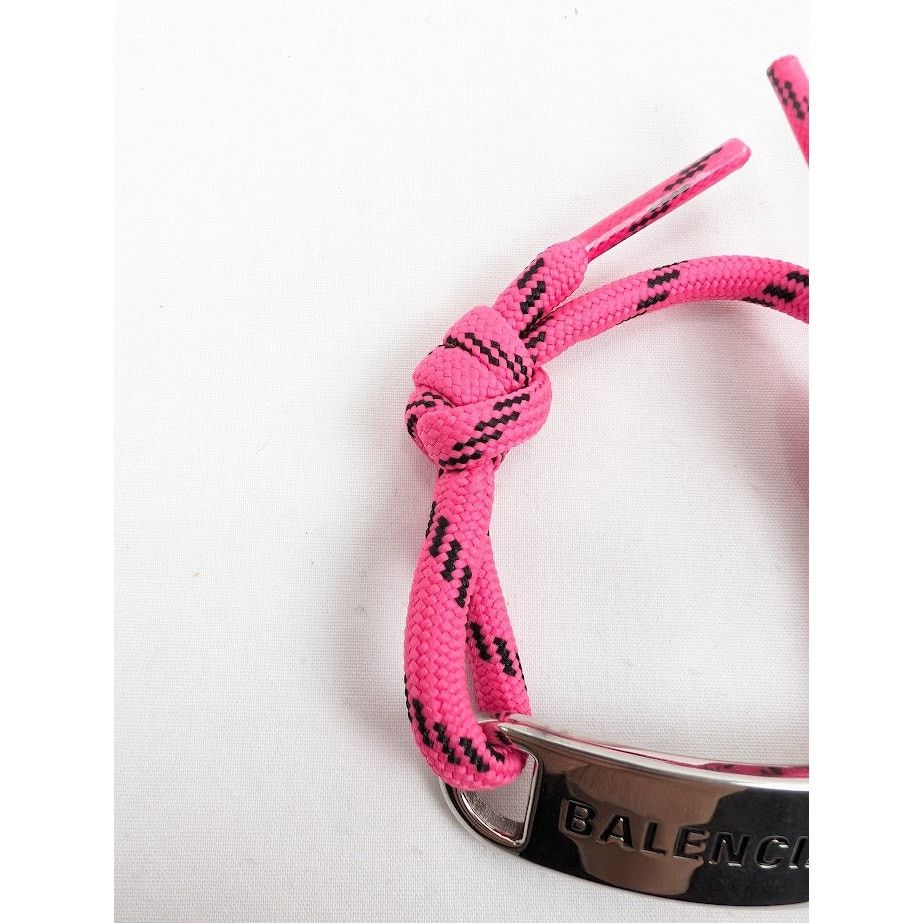 Balenciaga o1rshd1 Size: OS / Logo Bracelet in Pink Size ONE SIZE - 3 Thumbnail