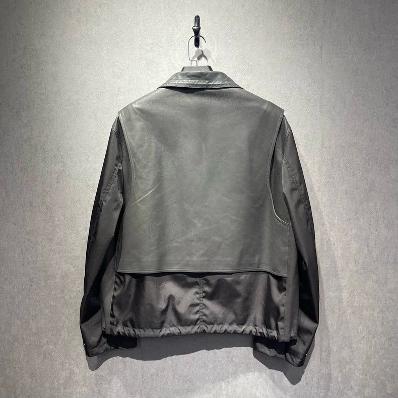 Louis Vuitton Louis Vuitton Full print embroidered zipper leather jacket Size US XL / EU 56 / 4 - 2 Thumbnail