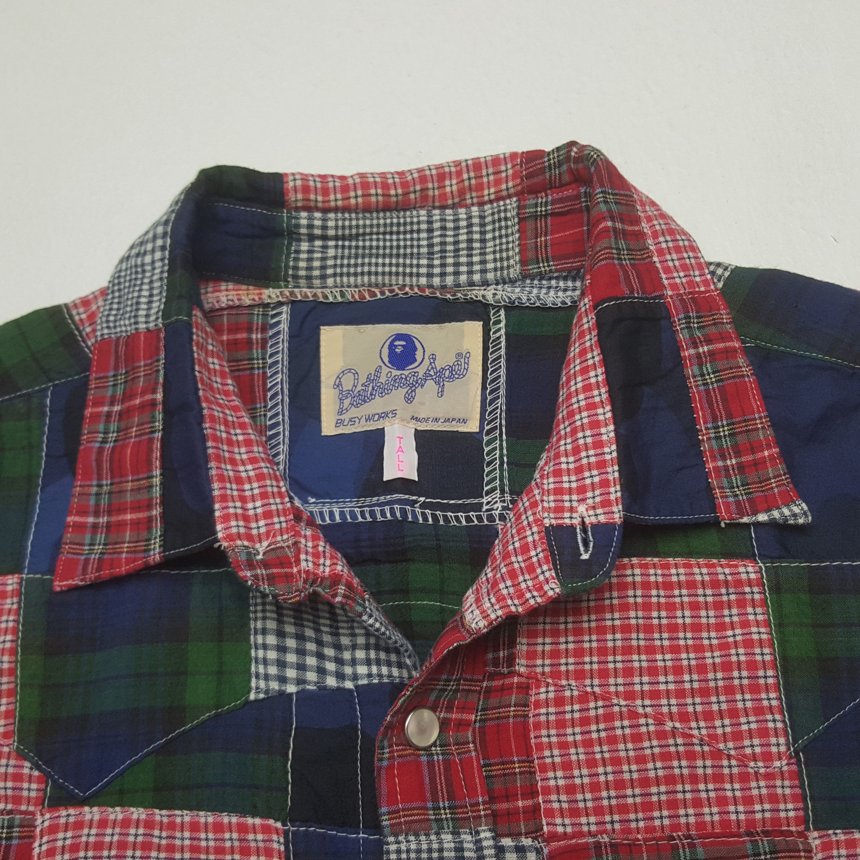 Bape Vintage A Bathing Ape Rare Shirt Button Up C319N23 Size US M / EU 48-50 / 2 - 4 Thumbnail