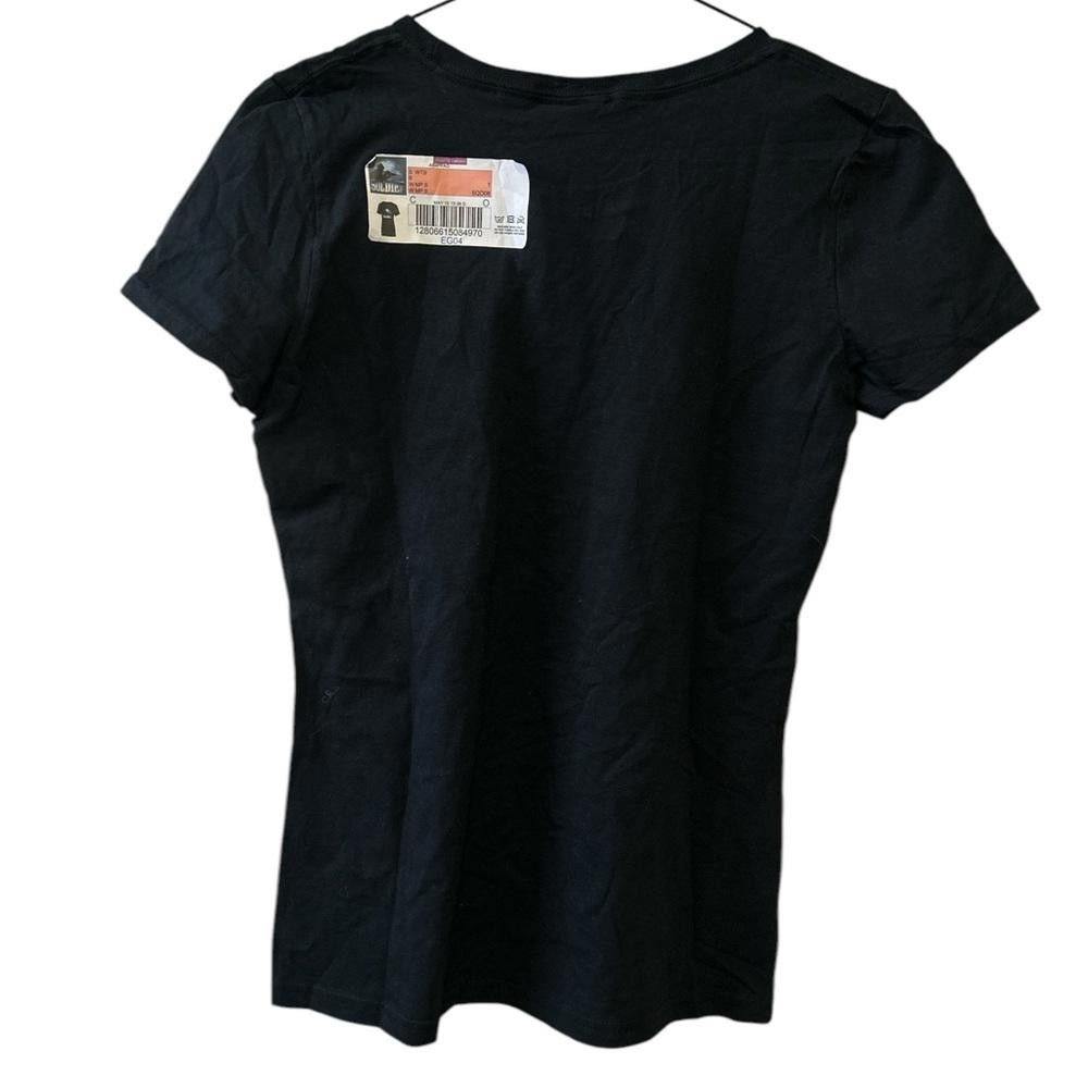 Designer Black women's t-shirt with soldier graphic Size S / US 4 / IT 40 - 3 Thumbnail
