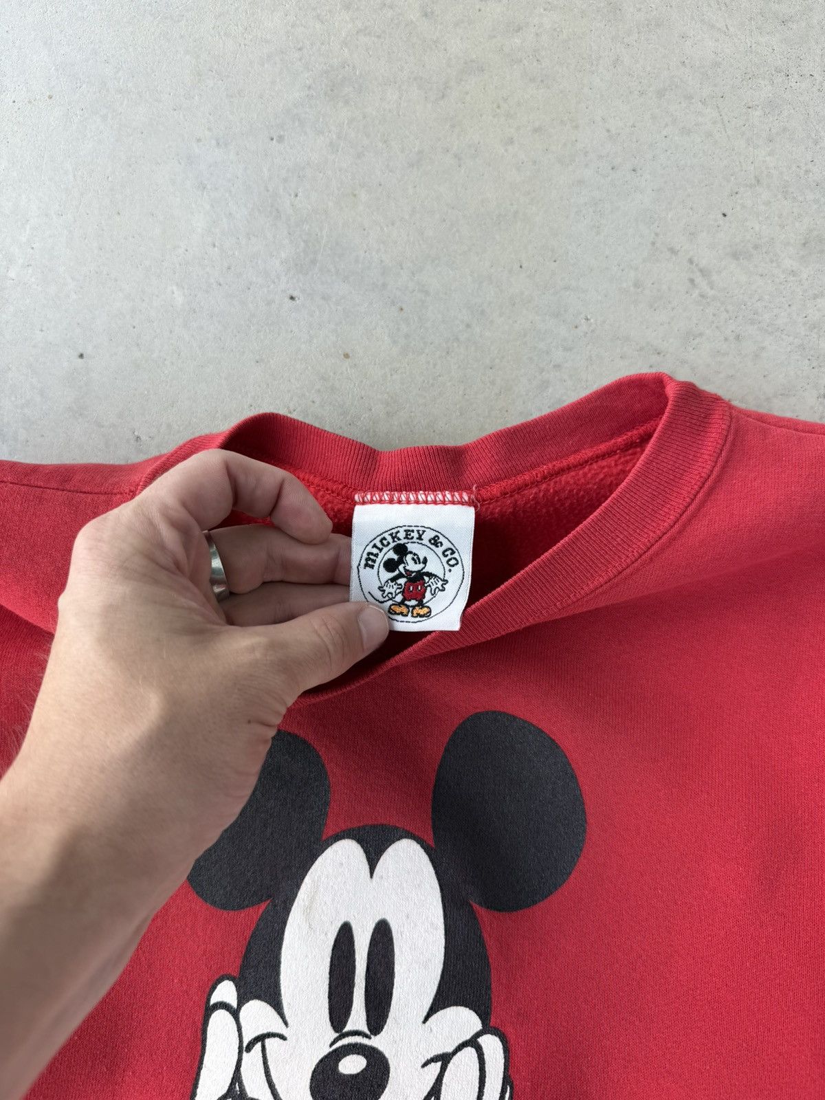 Mickey Mouse Vintage 90s Mickey Mouse Double Sided Crewneck Size US S / EU 44-46 / 1 - 5 Thumbnail