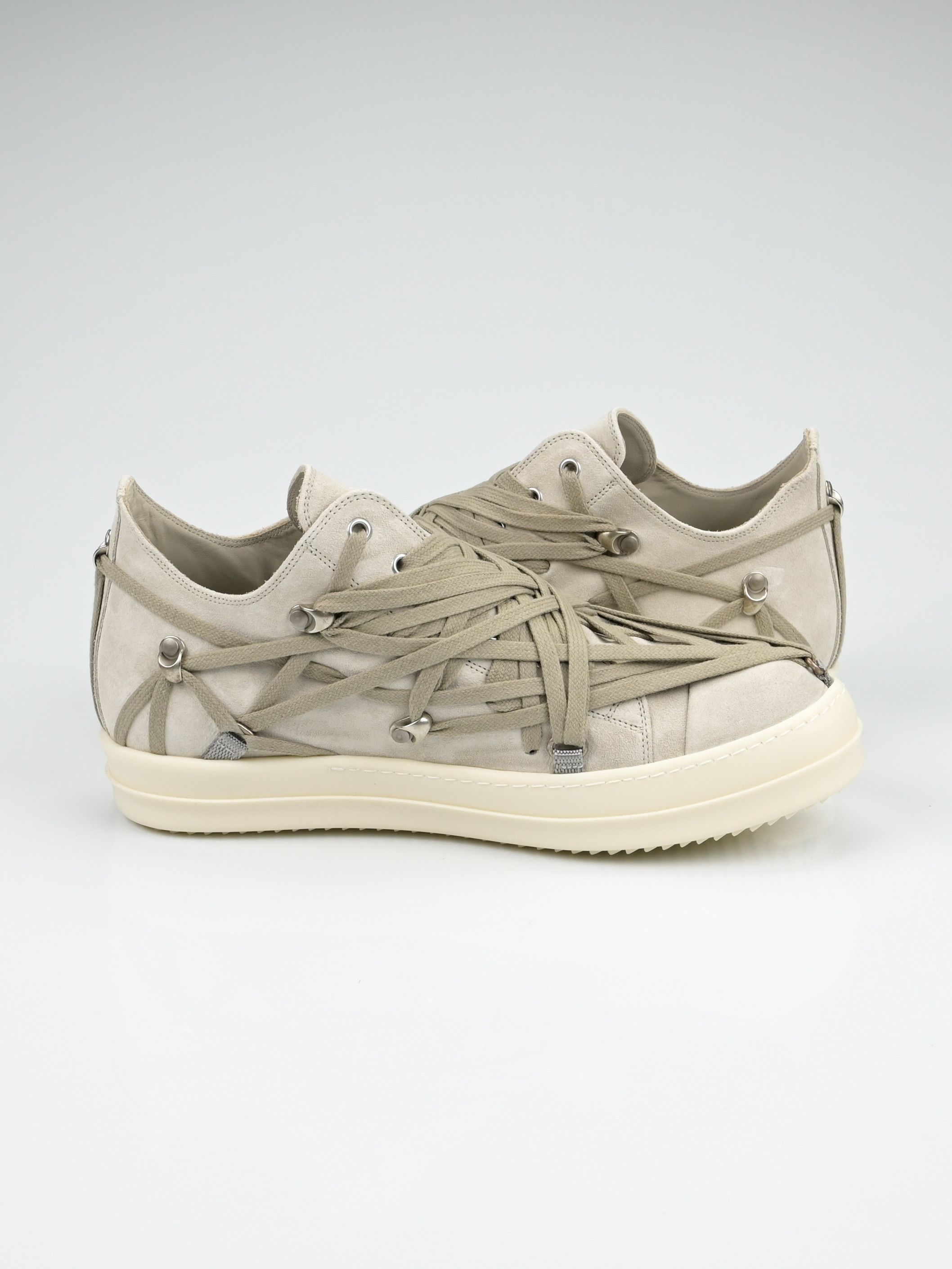Rick Owens Megalace Suede Low Top Ramones Size US 10 / EU 43 - 5 Thumbnail