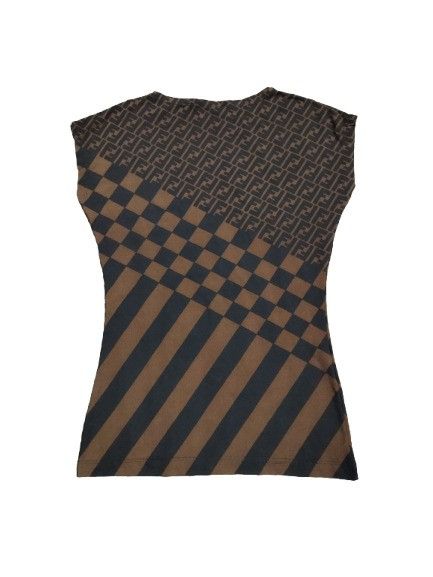 Fendi Vintage Fendi Zucca Monogram Tee Size S / US 4 / IT 40 - 2 Thumbnail