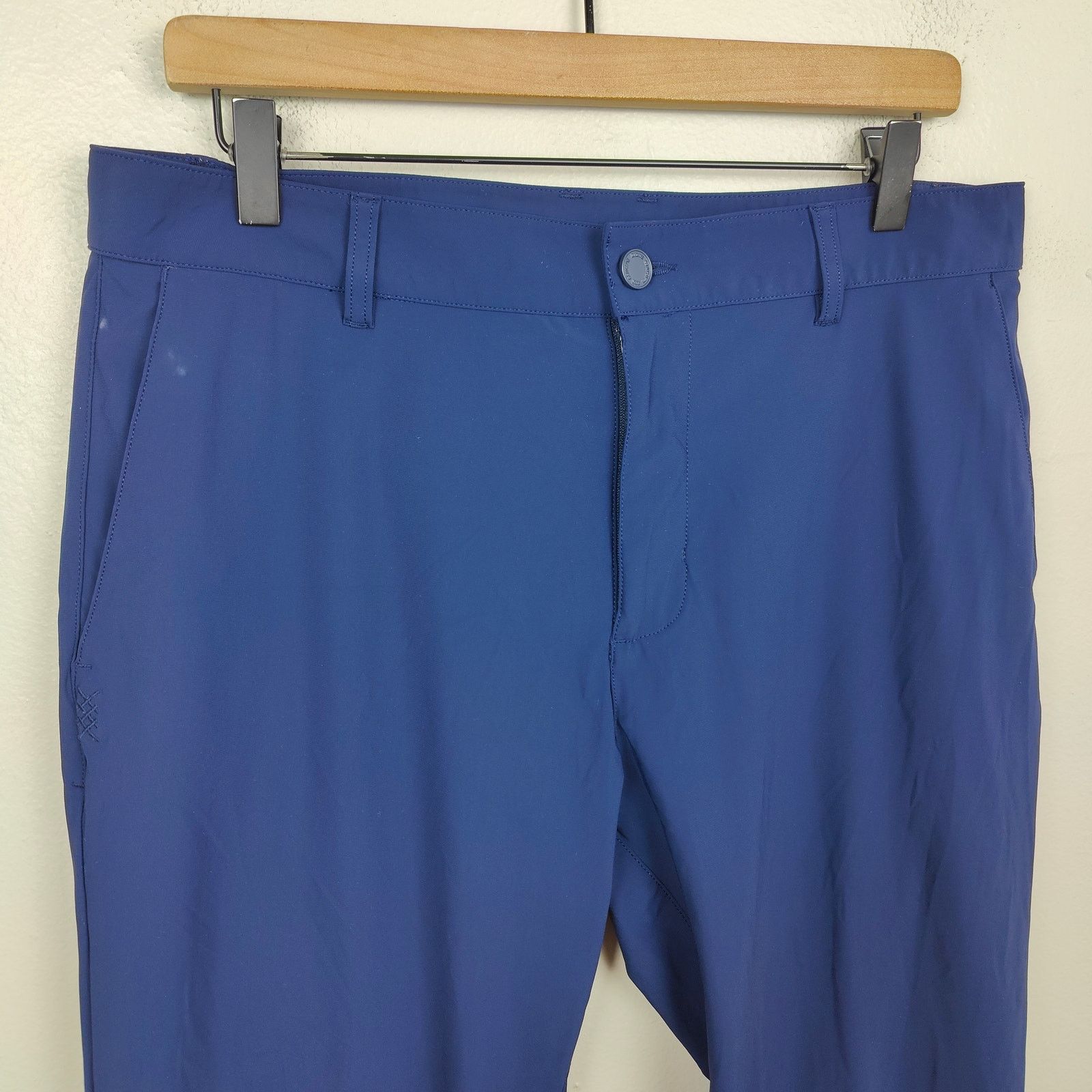 Rhone Rhone Every Day Five Pocket Pants Mens 33 Navy Blue Stretch Size US 33 - 2 Thumbnail