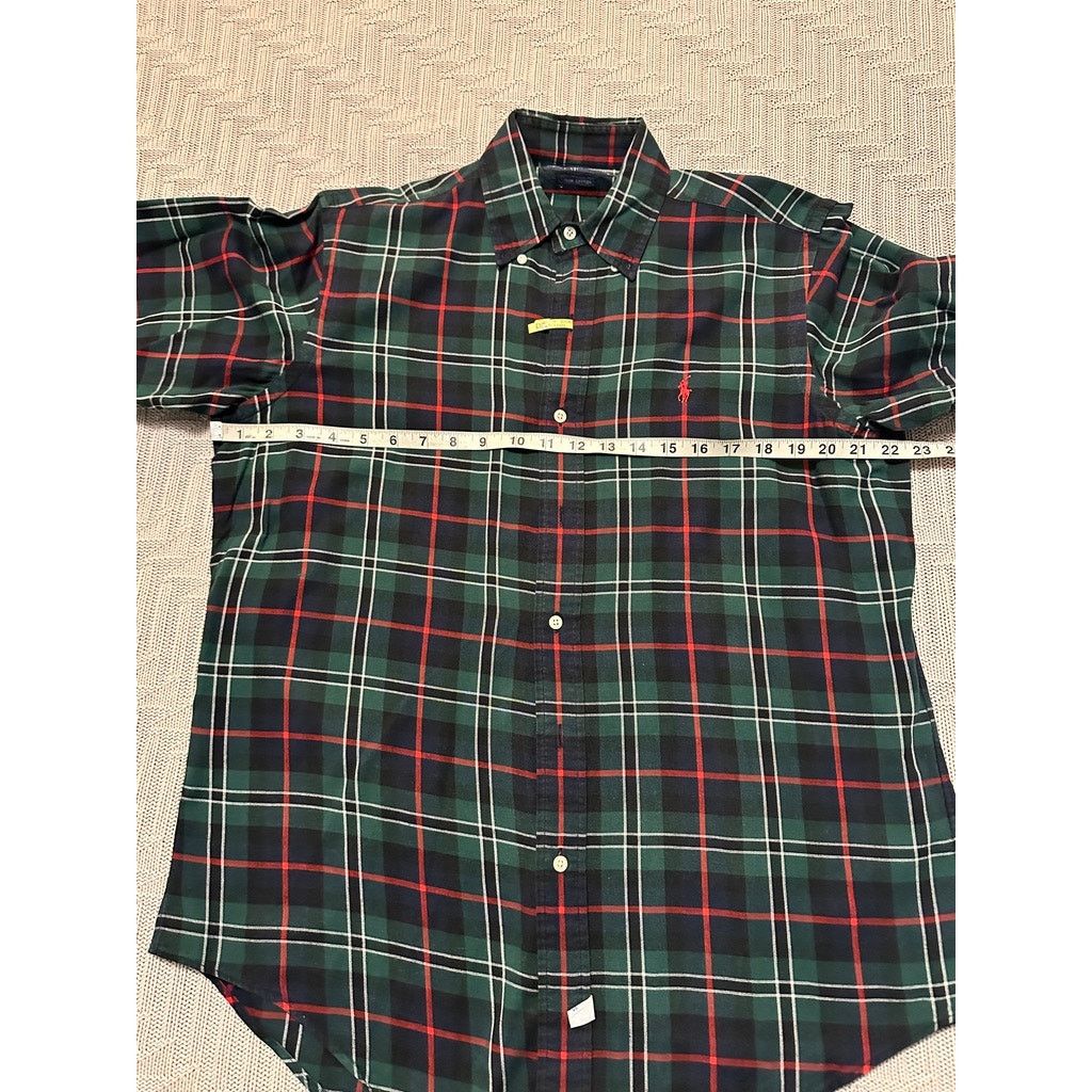 Ralph Lauren Ralph Lauren green plaid flannel button down size M Size US M / EU 48-50 / 2 - 6 Thumbnail