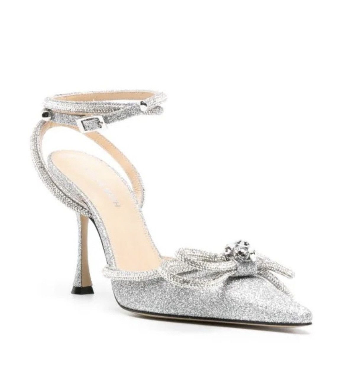 MACH & MACH MACH & MACH 100mm Bow-detailed Ankle-strap pumps size 40 Size US 10 / IT 40 - 1 Thumbnail
