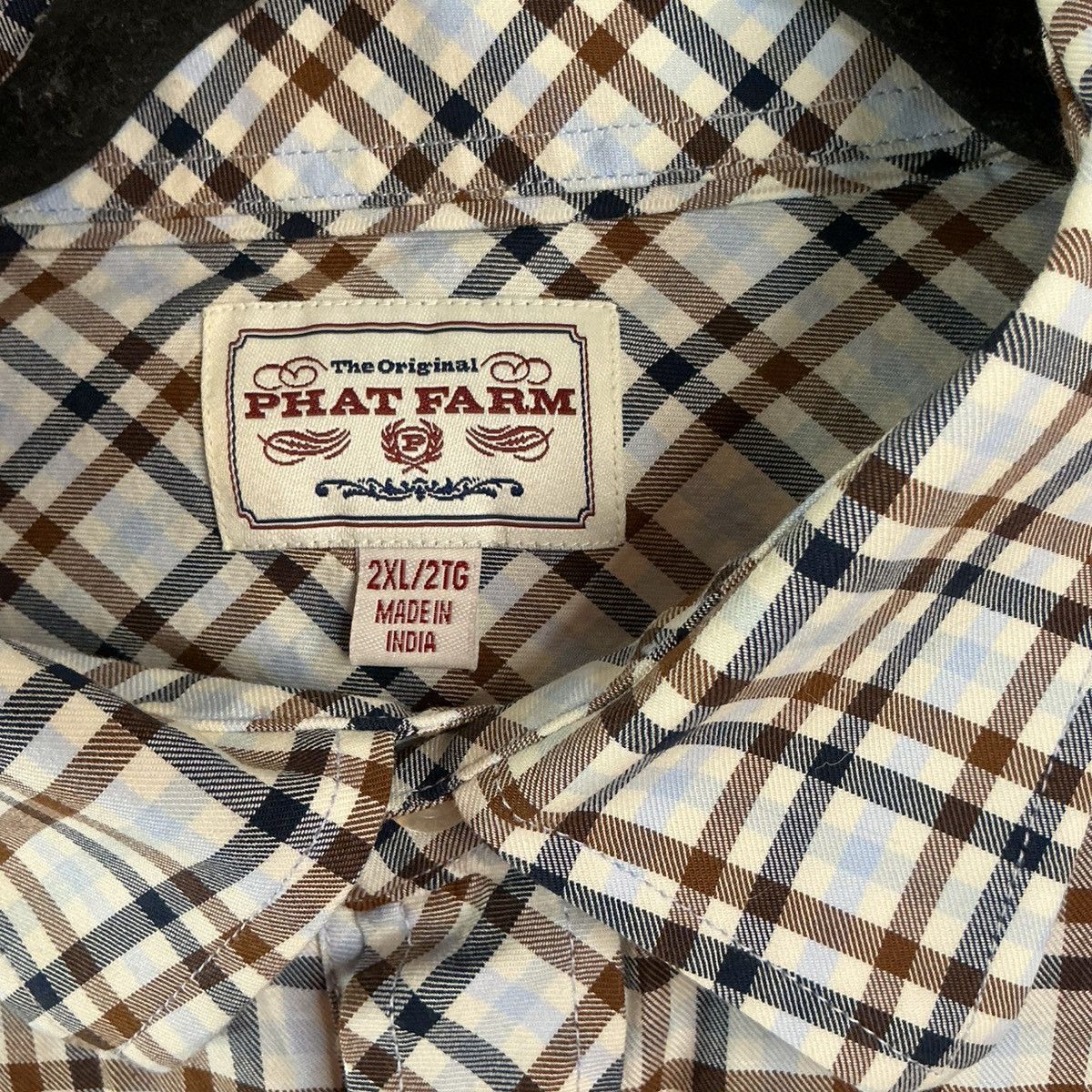Phat Farm Phat Farm Plaid Button Up Shirt Short Sleeve Mens 2XL Cotton Size US XXL / EU 58 / 5 - 3 Thumbnail