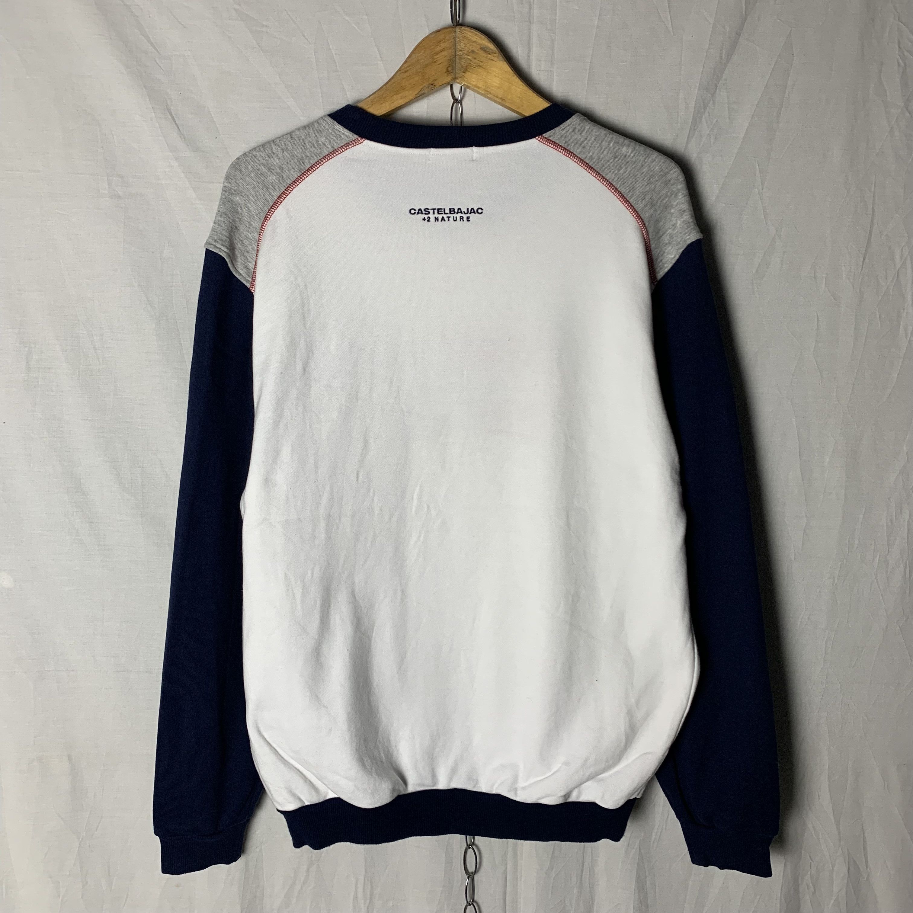 Jean Charles De Castelbajac Vintage Castelbajac Sweatshirt Crewneck Raglan Size US M / EU 48-50 / 2 - 2 Thumbnail