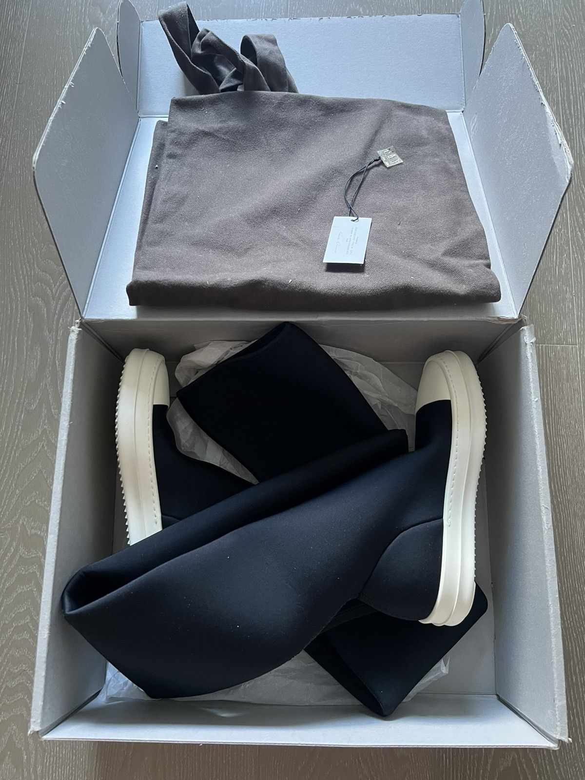 Rick Owens Drkshdw Rick owens drkshdw ramones thigh high sock sz36 Size US 6 / IT 36 - 7 Thumbnail