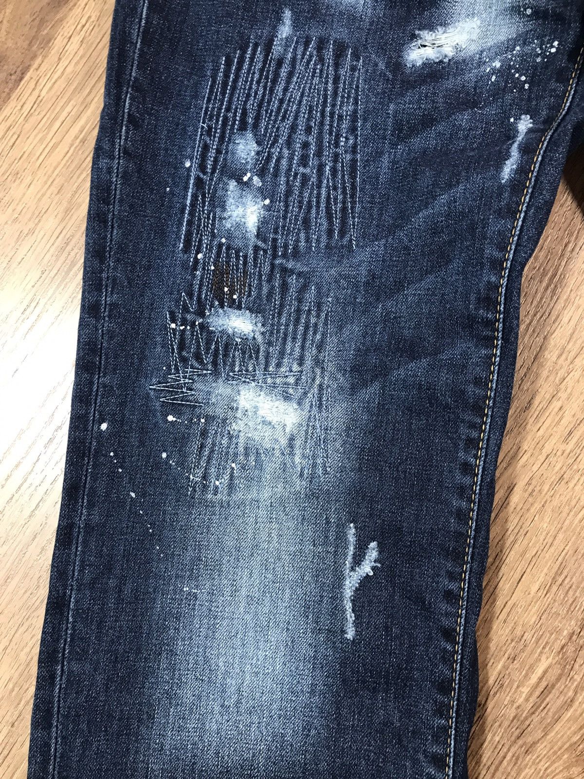 Dsquared2 🇮🇹Dsquared2 Distressed Jeans Made in Italy Size US 34 / EU 50 - 7 Thumbnail