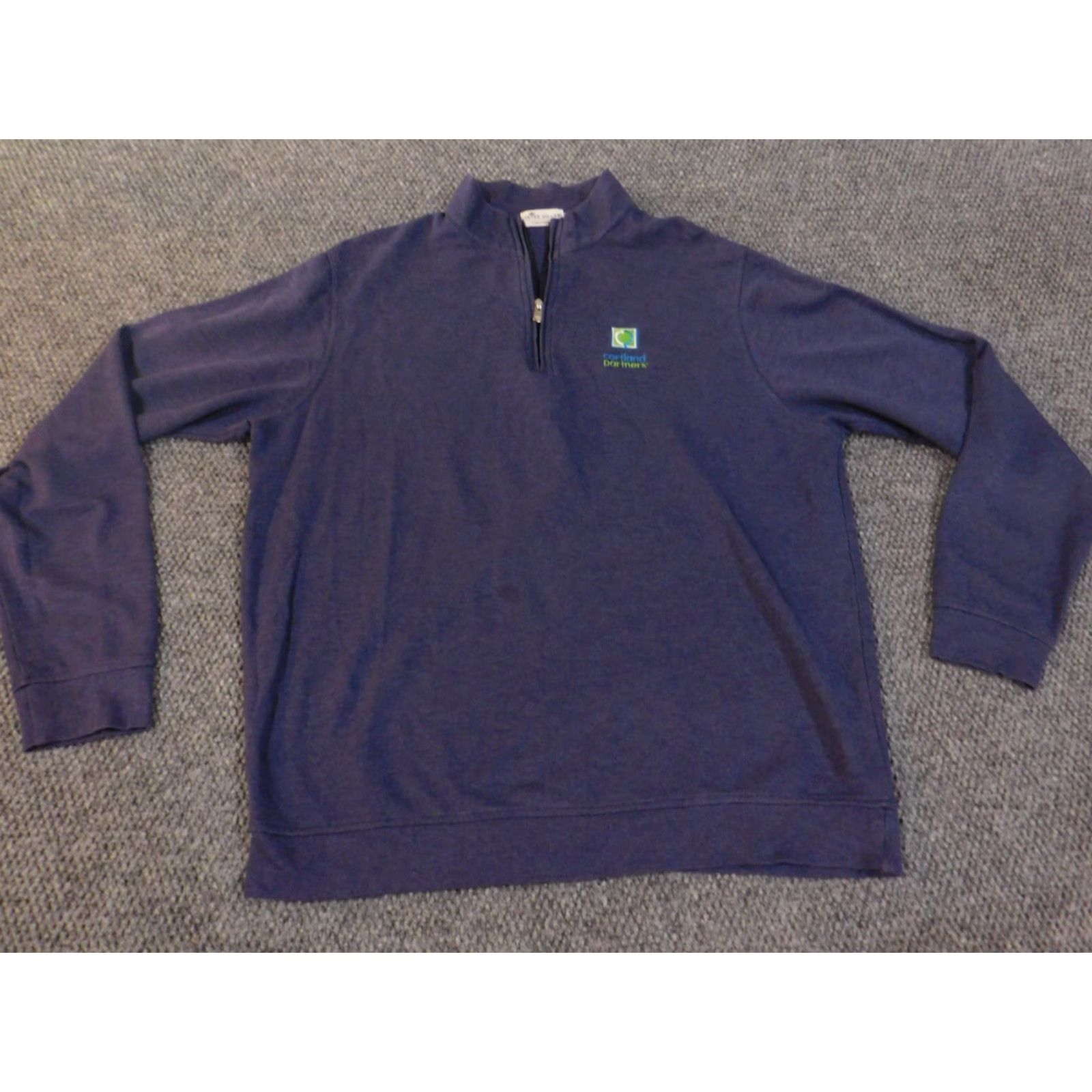 Peter Millar Peter Millar Crown Comfort Pullover XL Mens Purple Knit Sweater Golf Stretch Regular Mock Neck Long Sleeve) Size US XL / EU 56 / 4 - 2 Thumbnail